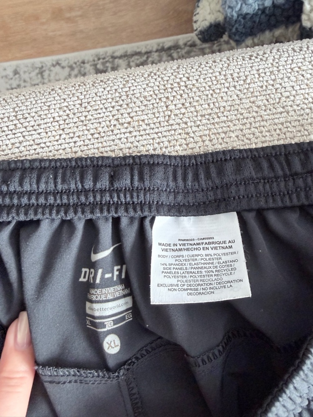 Nike Black Dri-FIT Athletic Pant - Picture 2 of 2